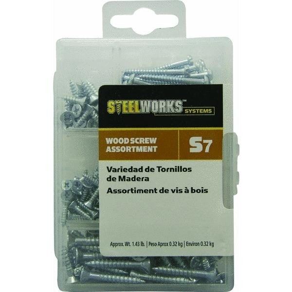 Hillman Wood Screw Assortment Kit 130206 Zoro